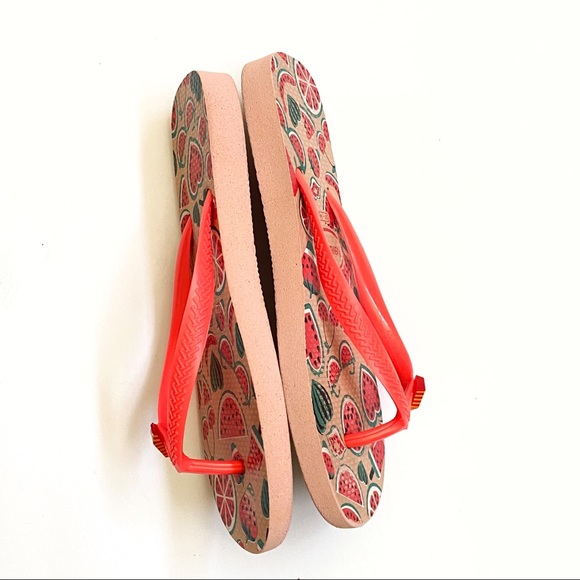Havaianas pink watermelon flip flop thong sandals - Picture 3 of 7